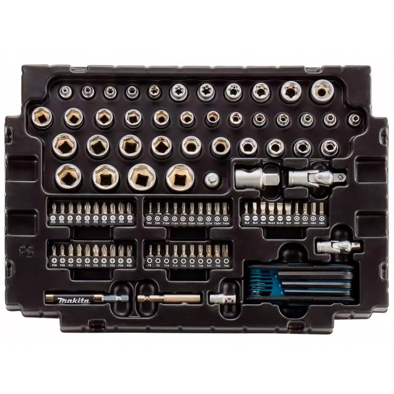 Zestaw kluczy nasadek 120cz walizka MAKPAC E-08713