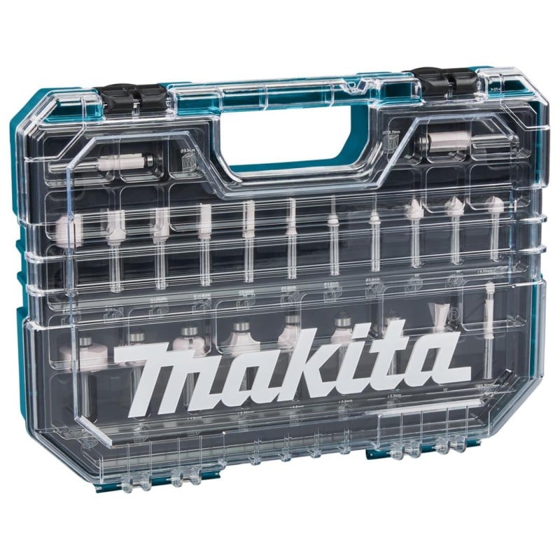 Zestaw 22 frezów do frezarki 8mm Makita D-74778