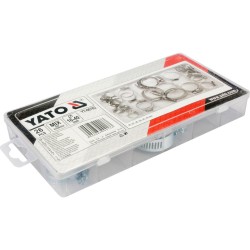 Zestaw 26 opasek ślimakowych mix YATO YT-06782