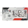 Zestaw 26 opasek ślimakowych mix YATO YT-06782