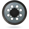 Tarcza z rzepem DEWALT N329079 do DWE6423