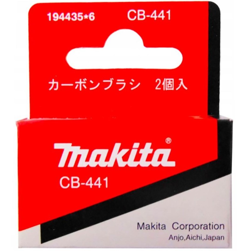 Zestaw szczotek węglowych do elektronarzędzi Makita 195022-4 2 CB441 2 sztuki