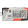 Zestaw 150 nakrętek motylkowych mix YATO YT-06776