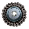 Szczotka doczołowa Ø 100mm gwint M14 drut splatany 54-162