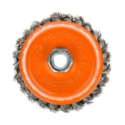 Szczotka doczołowa Ø 100mm gwint M14 drut splatany 54-162