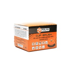 Szczotka doczołowa Ø 65mm gwint M14 drut splatany 54-159