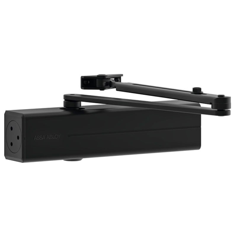 Samozamykacz z ramieniem CZARNY do drzwi max 120kg 1400mm DC300 ASSA ABLOY