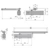 Samozamykacz z ramieniem CZARNY do drzwi max 120kg 1400mm DC300 ASSA ABLOY