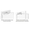 Samozamykacz DC110 (40-80kg) czarny ASSA ABLOY