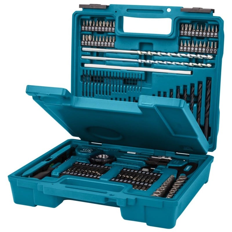 Zestaw bitów wierteł nasadek 212el. Makita E-06270