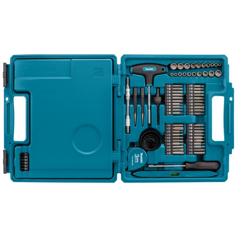 Zestaw bitów wierteł nasadek 212el. Makita E-06270
