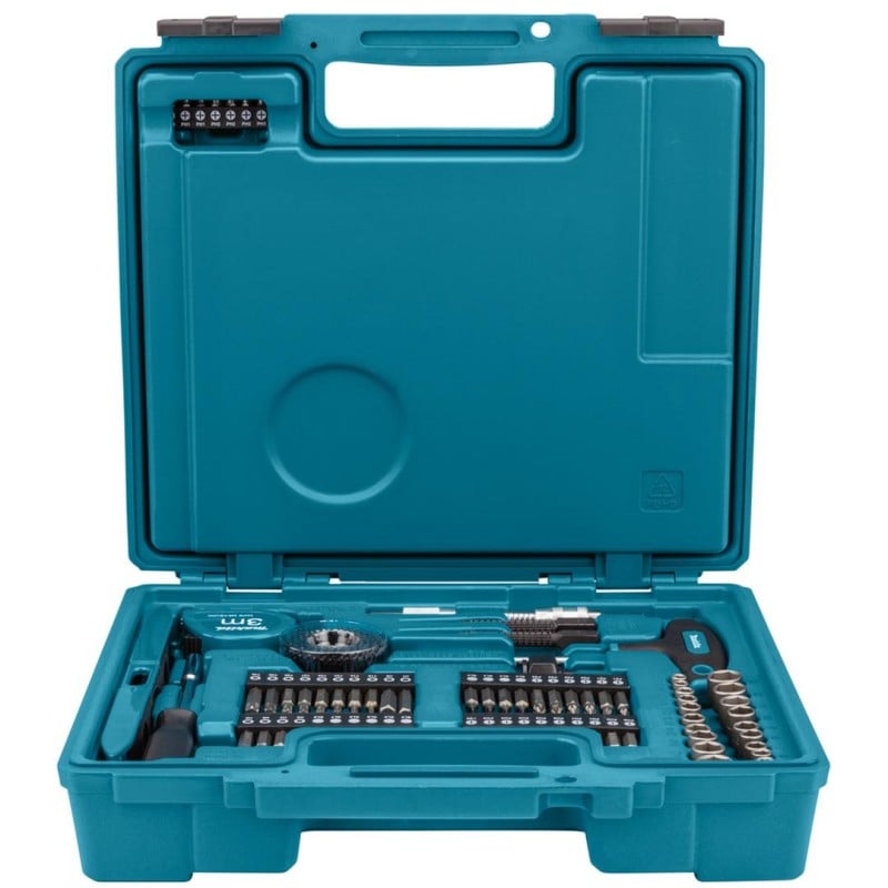 Zestaw bitów wierteł nasadek 212el. Makita E-06270