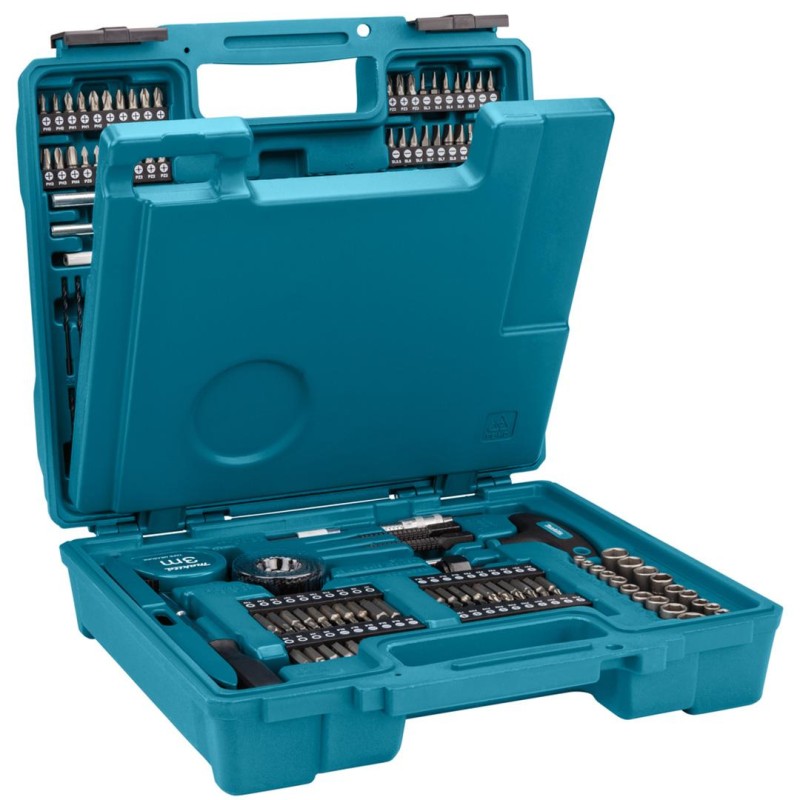 Zestaw bitów wierteł nasadek 212el. Makita E-06270