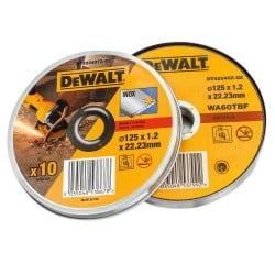 Tarcza do cięcia metalu DeWALT DT42340TZ 125x1,2mm INOX 10szt.