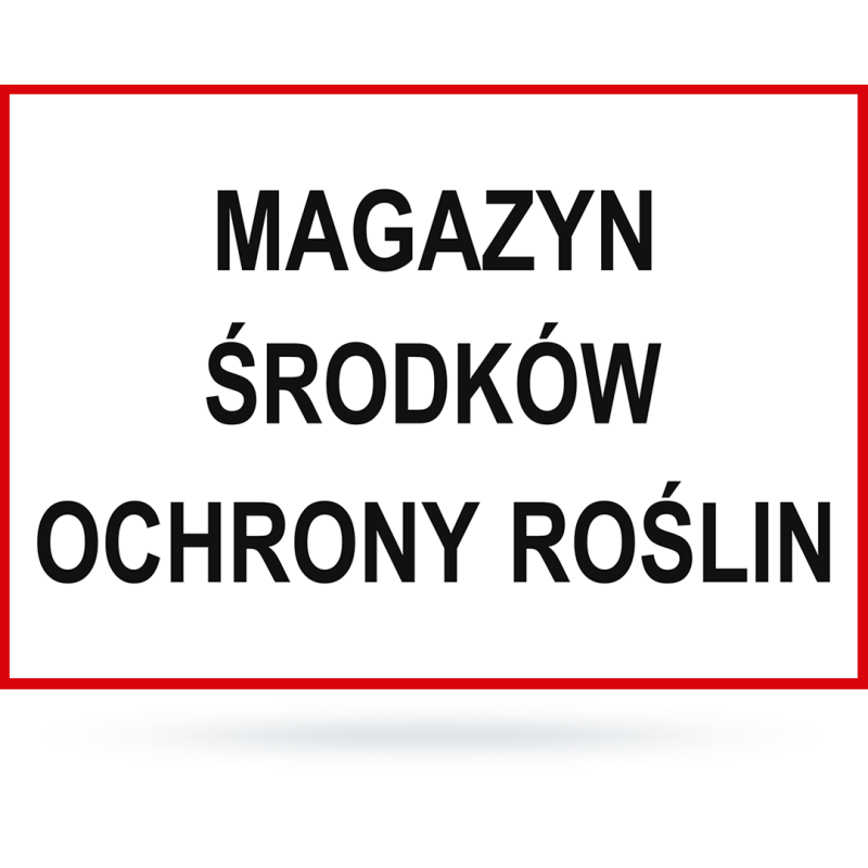 Tab: Magazyn środki ochrony roślin 25x35cm ZI-32