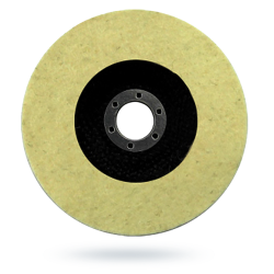 Ściernica płaska talerzowa z filcem 125mm