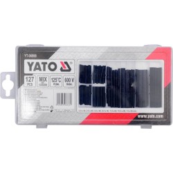 Zestaw 127 koszulek termokurczliwych YATO YT-06866