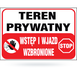 Tabl. Teren prywatny Wstęp...