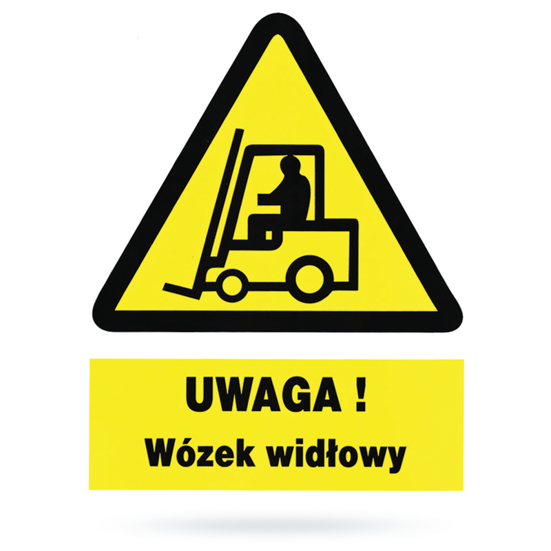 Tab: Uwaga! Wózek widłowy ZOO-13