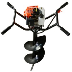 Świder spalinowy(2os)+ wiertło+ adapter50cm(1/4)