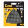 Siatka ścierna trójkątna z rzepem DeWALT DTM3095-QZ EXTREME 93x93mm P240 5 szt.