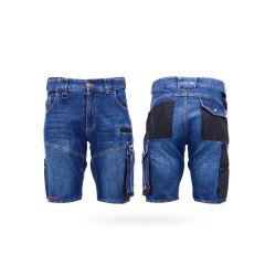 Spodenki Makita jeansowe rozm XL kieszenie wzmocni