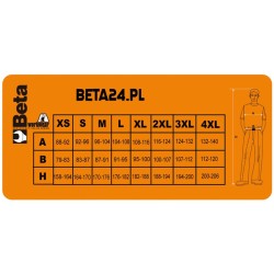 Spodnie robocze BHP dżinsowe elastyczne BETA XL