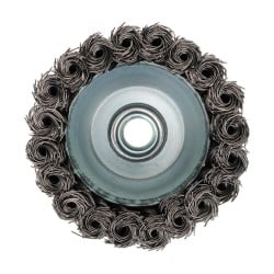 Szczotka doczołowa Ø 85mm gwint M14 drut splatany 54-161
