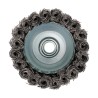 Szczotka doczołowa Ø 85mm gwint M14 drut splatany 54-161