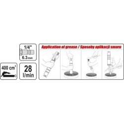 Smarownica pneumatyczna 400 cm3