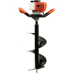 Świder spalinowy+ wiertła10,20,30+ adapter50cm 1/4