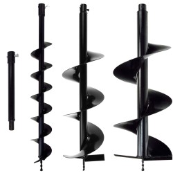 Świder spalinowy+ wiertła10,20,30+ adapter50cm 1/4