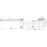Samozamykacz ASSA ABLOY DC140 40-100kg SREBRNY