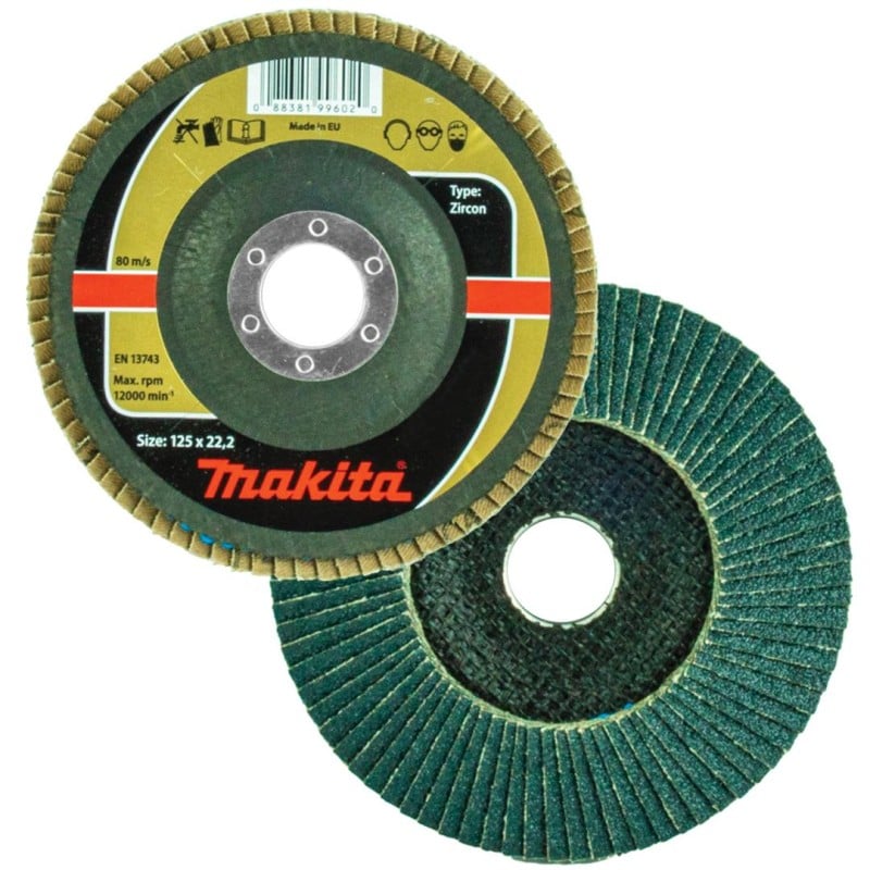 Ściernica listkowa lamelka 125mm P80 ZIRKON Makita