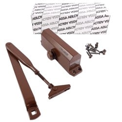 Samozamykacz DC110 (40-80kg) brąz ASSA ABLOY