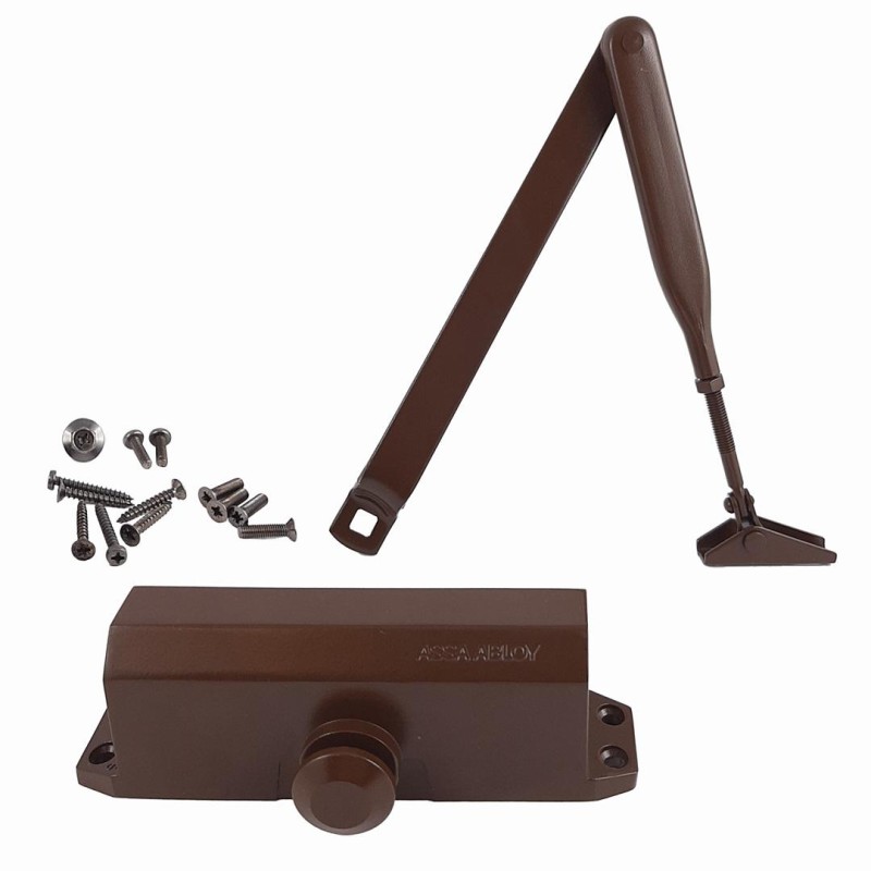 Samozamykacz DC110 (40-80kg) brąz ASSA ABLOY