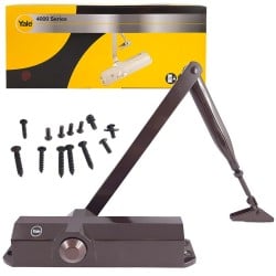 Samozamykacz drzwiowy 1100mm 80kg brąz YALE Y4000