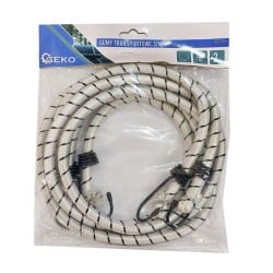 Gumy transportowe do mocowania bagażu GEKO G02394 12mm x 150cm białe 2el.