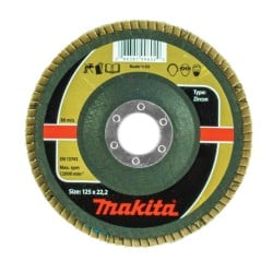 Ściernica listkowa ZIRKON 125mm P40 INOX Makita