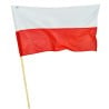 Flaga narodowa Polski 112x70cm na drzewcu