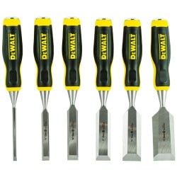 Dłuta stolarskie do pobijania zestaw 6szt. DeWALT