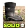 Buty gumofilce REIS BF-PCV SOLID 41 ocieplane wodoodporne czarne