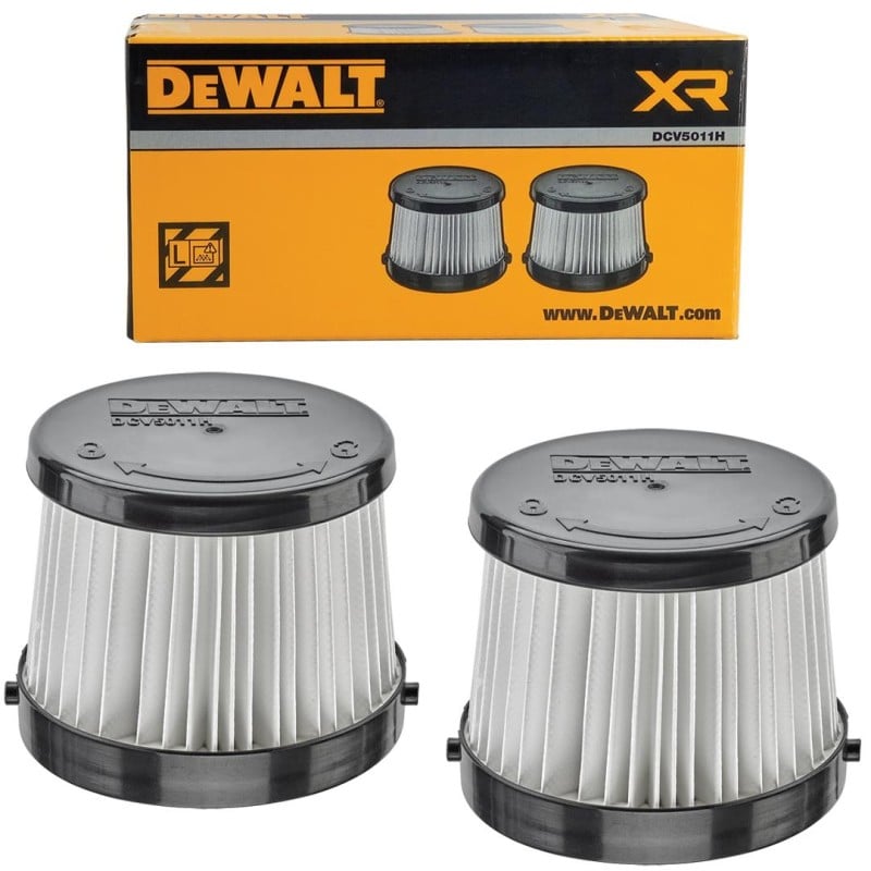 2x Filtry do odkurzacza DCV501L DeWALT DCV5011H-XJ