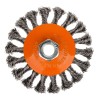 Szczotka tarczowa Ø 100mm M14 drut splatany 54-164