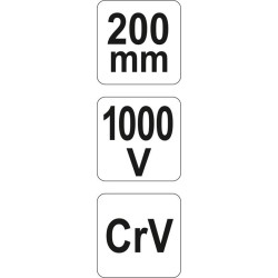 Szczypce uniwersalne 200mm vde izolowane 1000V
