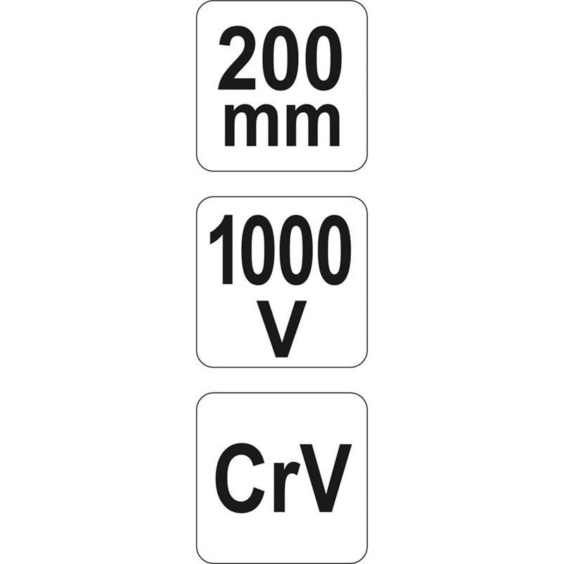 Szczypce uniwersalne 200mm vde izolowane 1000V