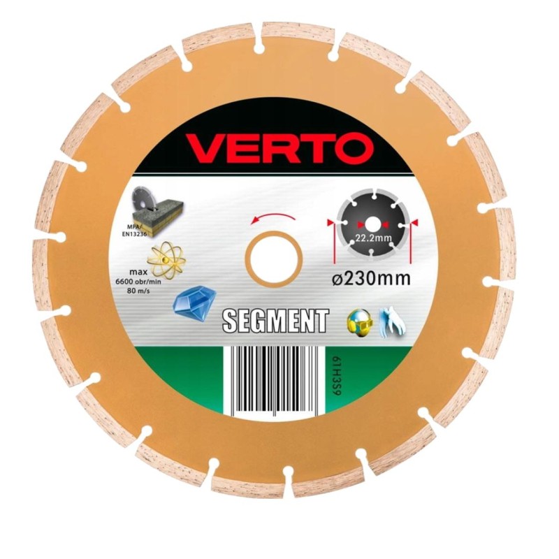 Tarcza diamentowa 61H3S9_C VERTO segment 230
