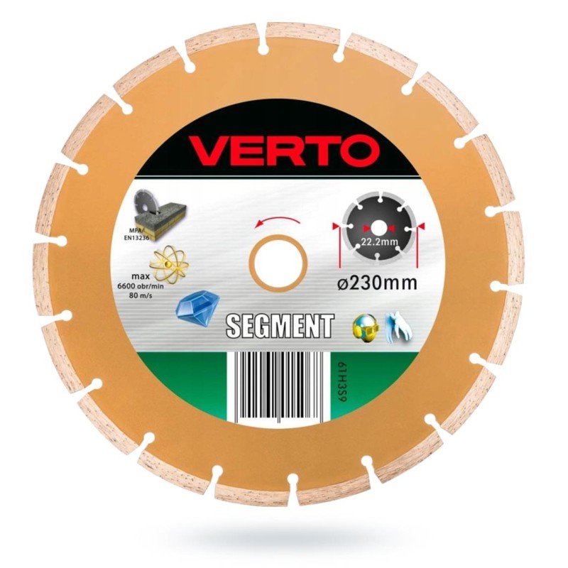 Tarcza diamentowa 61H3S9_C VERTO segment 230