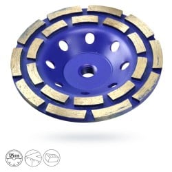 Tarcza do szlifowania betonu 125xM14x3 podwójna