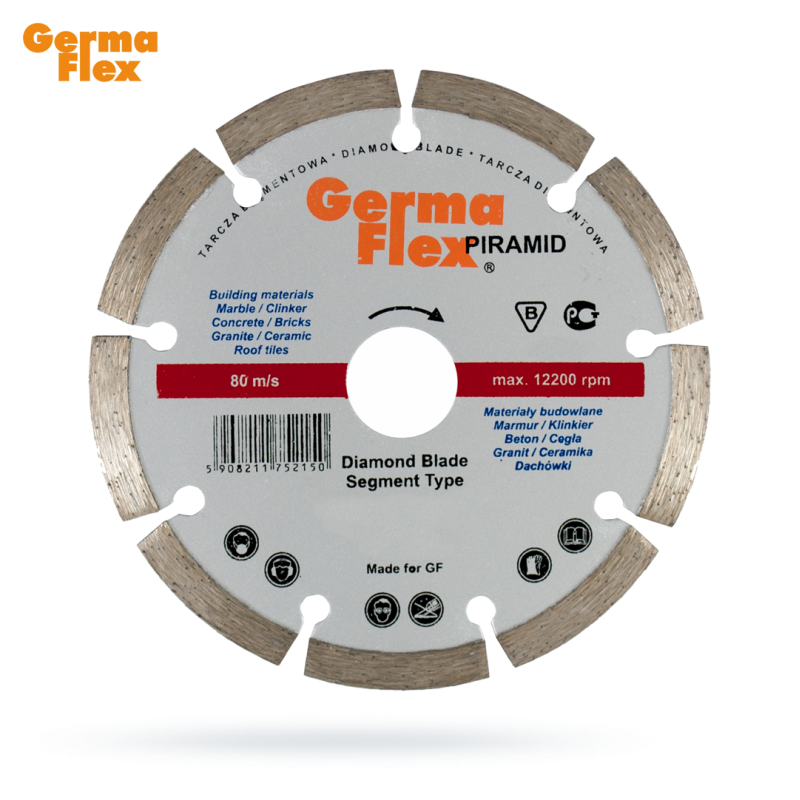 Tarcza diamentowa segment 230 Germa-Flex Piramid